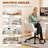 Teddy Fabric Home Office Chair, Adjustable Height, 360° Swivel
