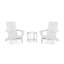 POLYWOOD by AllModern Outdoor Adirondack Chair With Table-1287047530