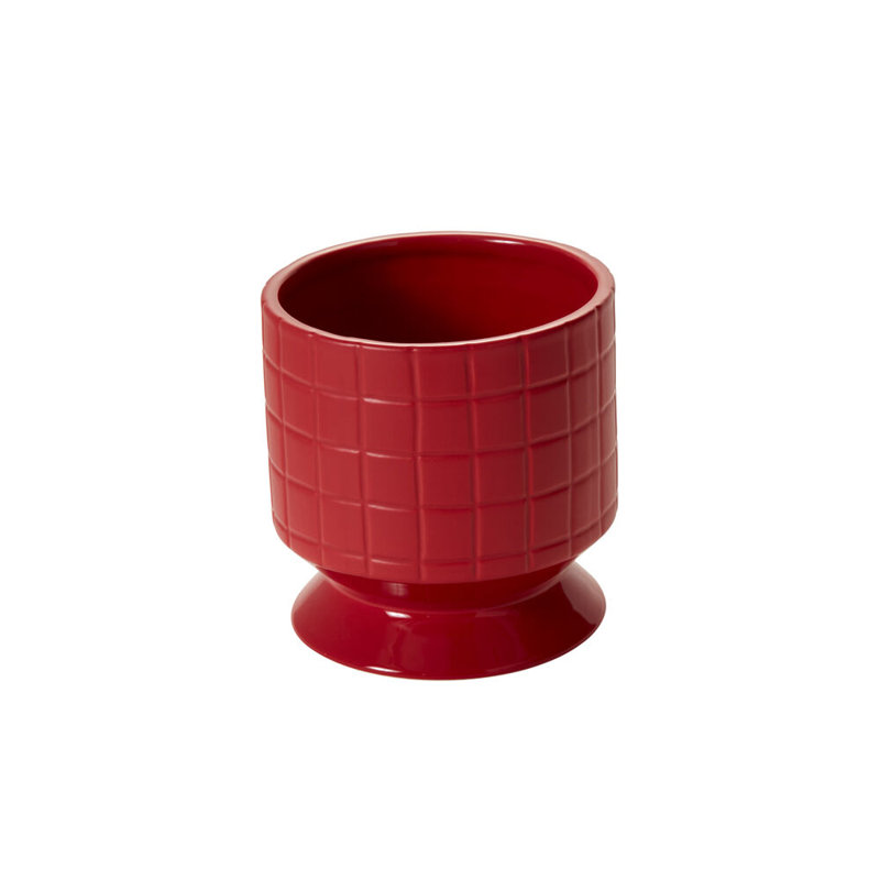 Jacques Footed Pot 6.5"x 6.25", 6.25" H x 6.25" W x 6.25" D