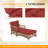  Outdoor Polyester Tufted Chaise Lounge Cushion-1806773555