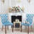 Tufted Velvet Wing Back Side Dining Chairs-747323152-747323157