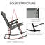 Ensemble de chaises berçantes d'extérieur 2 pièces, ensemble de chaise berçante pliable pour patio avec appui-tête-472974165