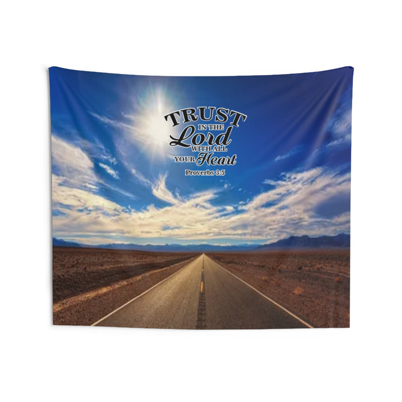 Polyester Tapestry, 88" H x 104" W