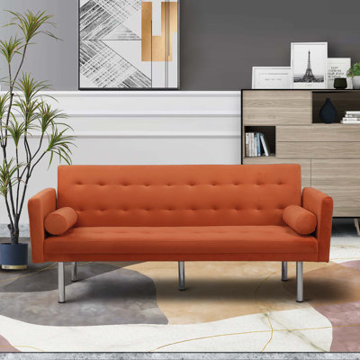 Tayln 68.5'' Velvet Sleeper Sofa