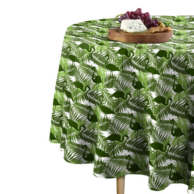 Arron-John Flamingo Silhouette Round Tablecloth