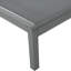 Chaise grise grise avec roulettes et support de filet de chaise longue réglable