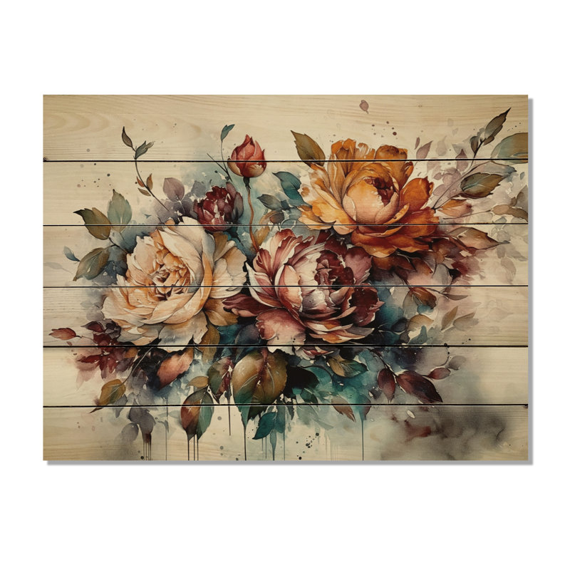 " Blooming Vintage Flowers I " 10