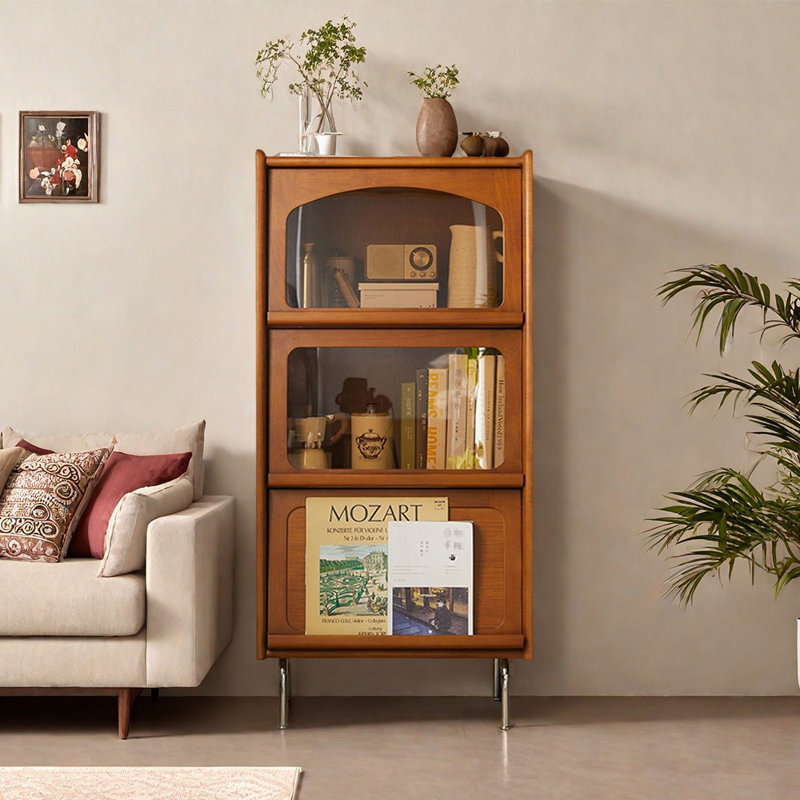 Bibliothèque rétro de style français