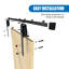 Ensemble de quincaillerie de porte de grange en acier simple standard-100206254