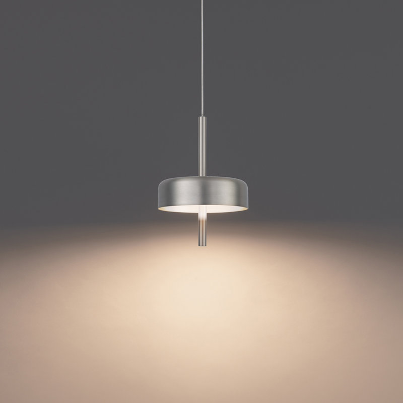 Pierce 1 - Light LED Pendant, Brushed Nickel