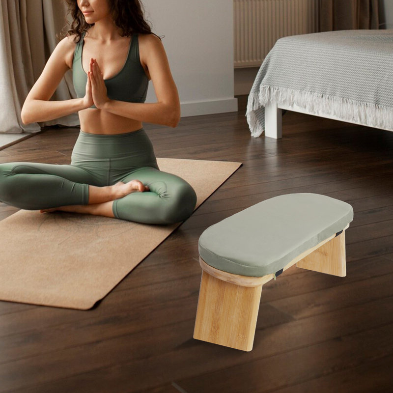 Tyreshia Ergonomic Kneeling Chair, Green