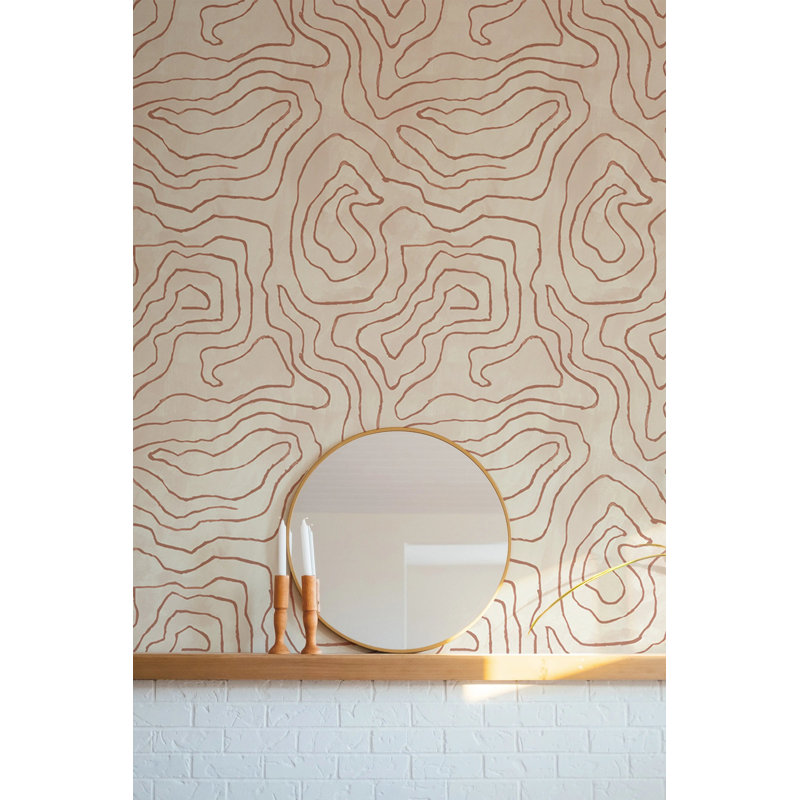 Elevation - Wallpaper, Terracotta, Premium Paper, Non-Pasted