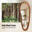 Miroir mural irrégulier à cadre en bois naturel, conception asymétrique unique-2000705397-2008848473