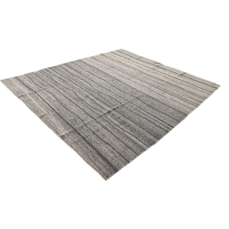 Tapis noir et blanc Orta