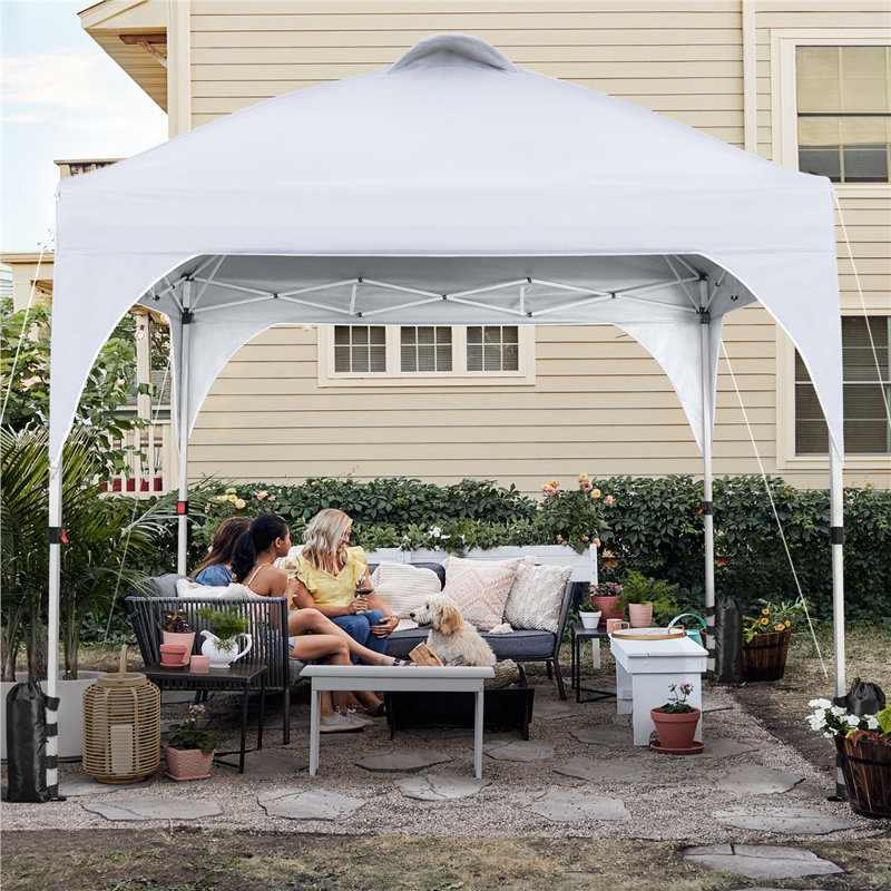 10 Ft. W x 10 Ft. Steel Pop-Up Canopy