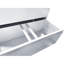 Classeur latéral métallique Abheek à 5 tiroirs, blanc, avec serrure, idéal pour le bureau à domicile. Formats disponibles : légal, lettre, A4 et F4.-1013501785