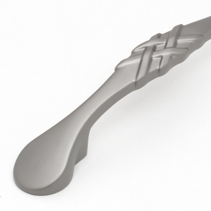 GlideRite Hardware Classic Braided Cabinet Bar Pull, Graphite