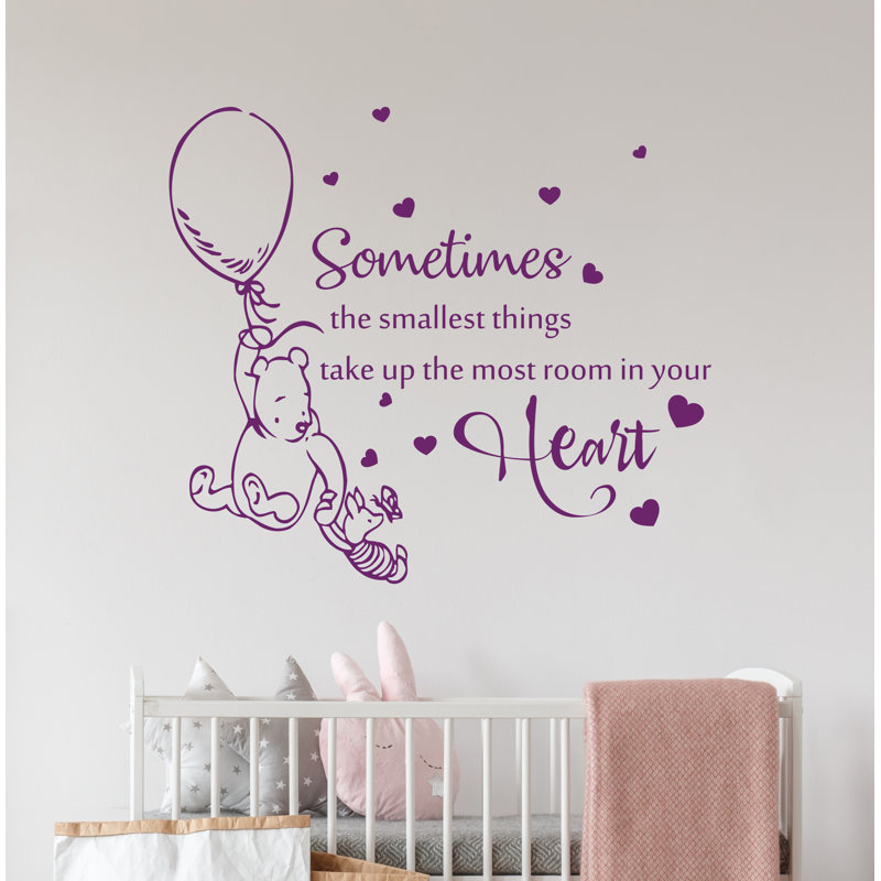 Décalcomanie murale, parfois, les petits objets, Violet