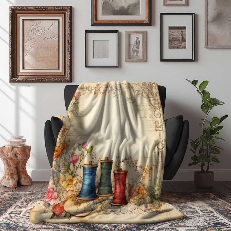 Couverture antique, Lit simple