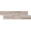 Mini tuile murale à panneau de pierre empilée 4,5 po x 16 po Tivoli Sand-36931454
