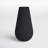 Brockton Black 14'' Metal Table Vase