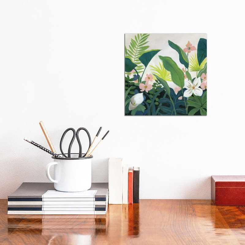 " Tropics " by Nan, Wrapped Canvas, 12" H x 12" W x 1.5" D