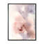 Abstrait pastel avec taches bleu rose, beige et rouges - Peinture sur toile à cadre flottant-59851513-59851512