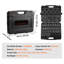 WFX Utility™ Impact Sockets Set 90pcs 6-Point 3/8in Drive Bit Ratchet Tool Kit Case