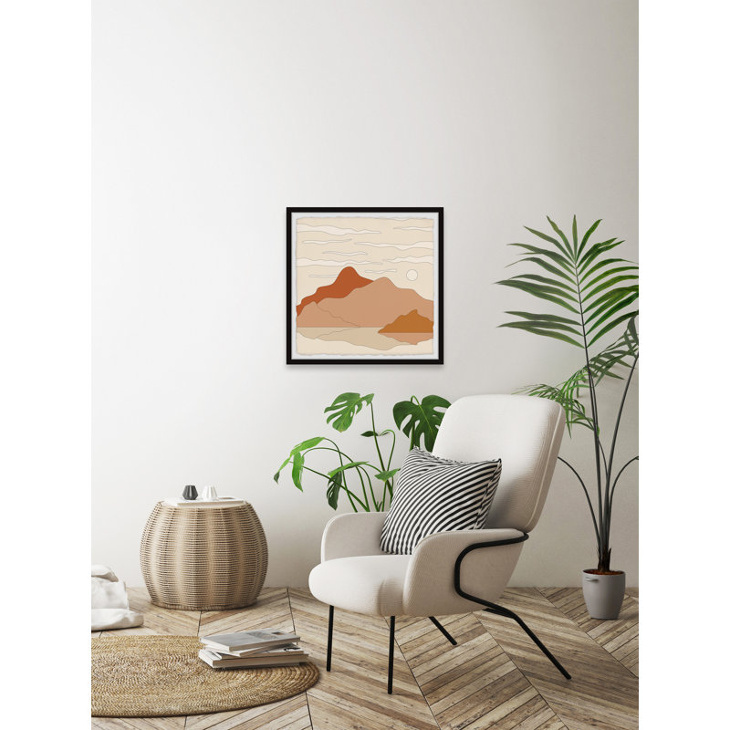 Mountain Wilderness - Single Picture Frame Print, 30cm H x 30cm W