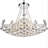 Bixton 6 - Light Crystal Dimmable Empire Chandelier-2007784383