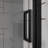 Goodyo 30"X 72" Pivot Bifold Frameless Glass Shower Door 1/4 Inch (6Mm) Tempered Clear Glass Swing Shower Panel In Black Finish, Reversible Installation-126145797
