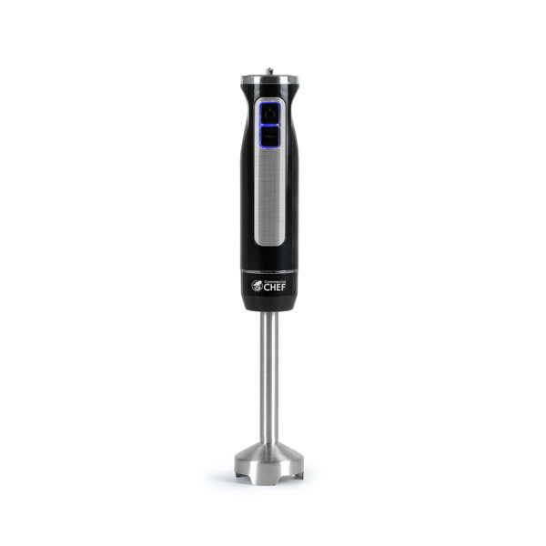 Commercial Chef Multi Purpose 2 Speed Immersion Hand Blender Black