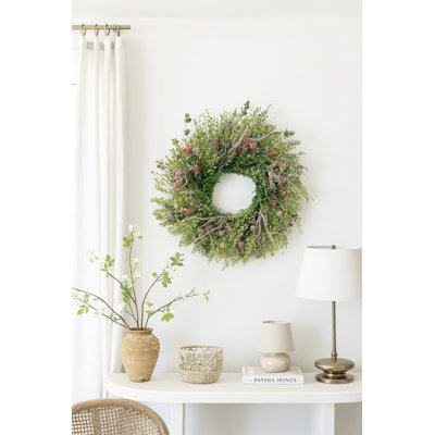 Handmade Dried Spring Posies Wreath