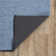 Brenly Blue Machine Washable Non-skid Rug