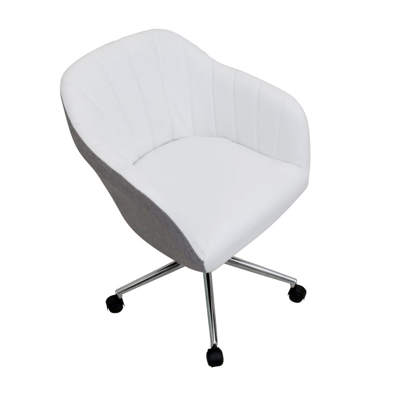 Vance Task Chair, Grey / White