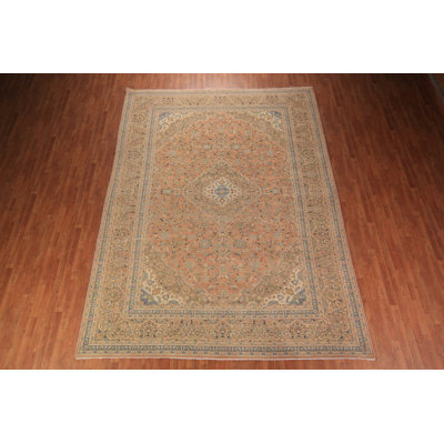 Traditional Wool Floral Area Rug 10x13