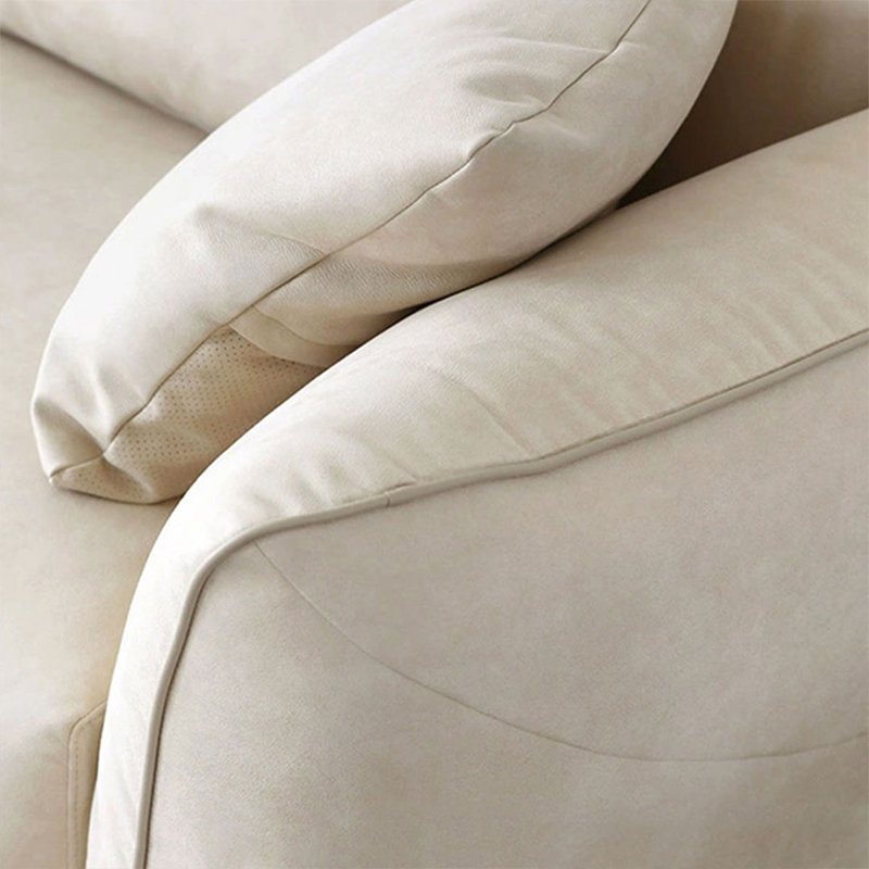 Coussin modulaire 84,65 po beige 100% polyester, L 84,65 po x P 41,34 po x H 33,46 po, Beige