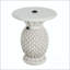 Table d'appoint en forme d'ananas avec base de parasol MGO
