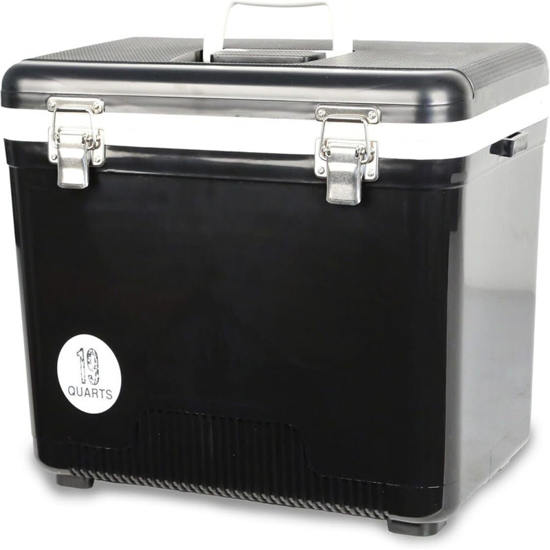 Ebern Designs 17.04L Ice Chest in Black