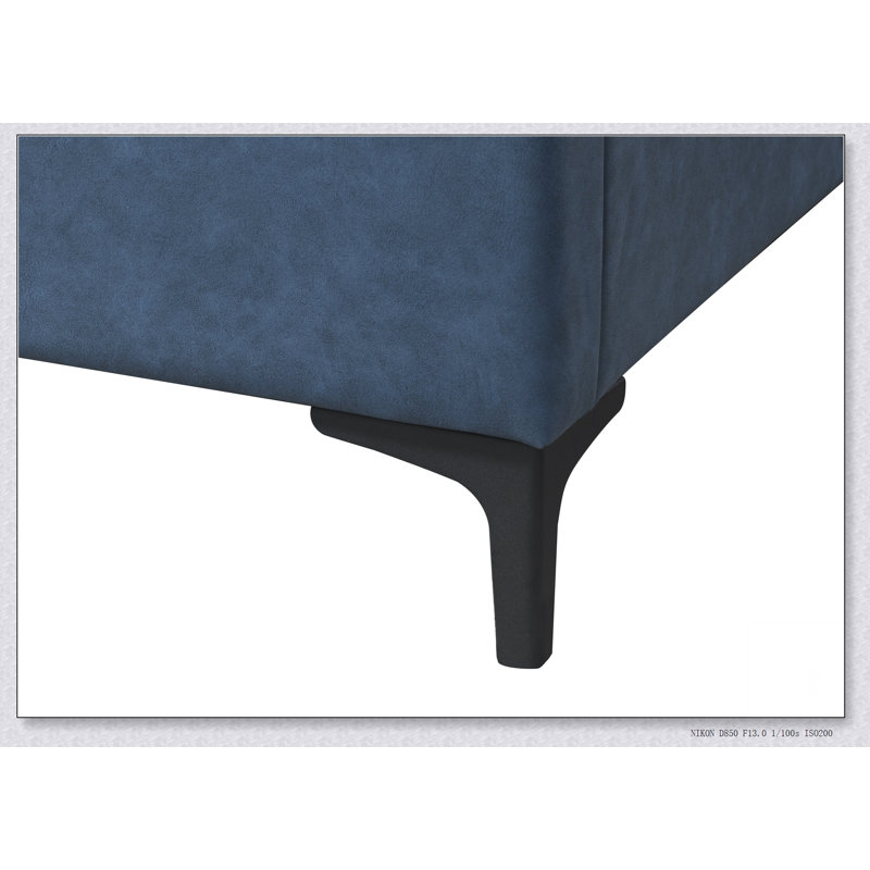 Lit tapissier, Bleu, Grand