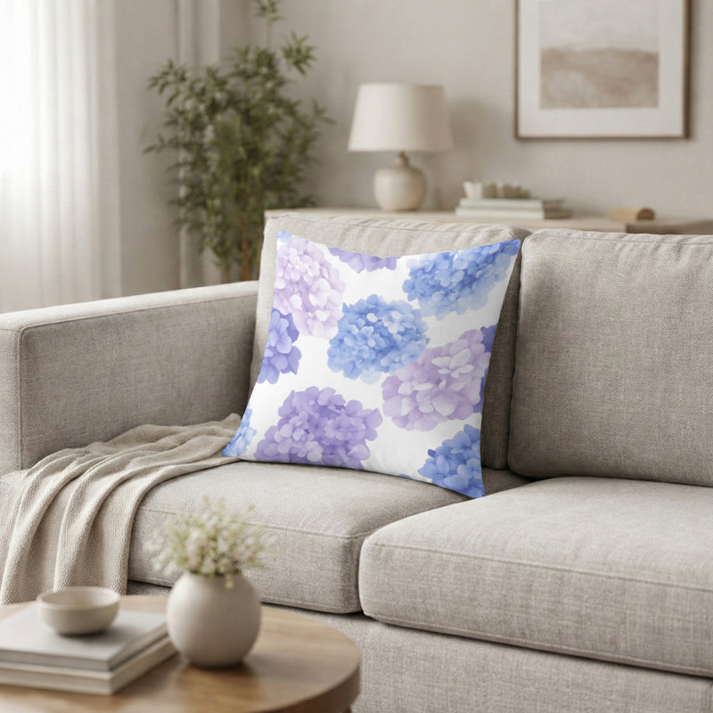 Coussin Floral, H 20 po x l 20 po