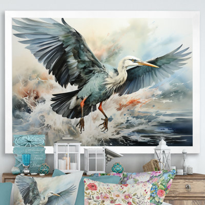 «Japon Art Cranes Flight II», reproductions d'art mural japonais