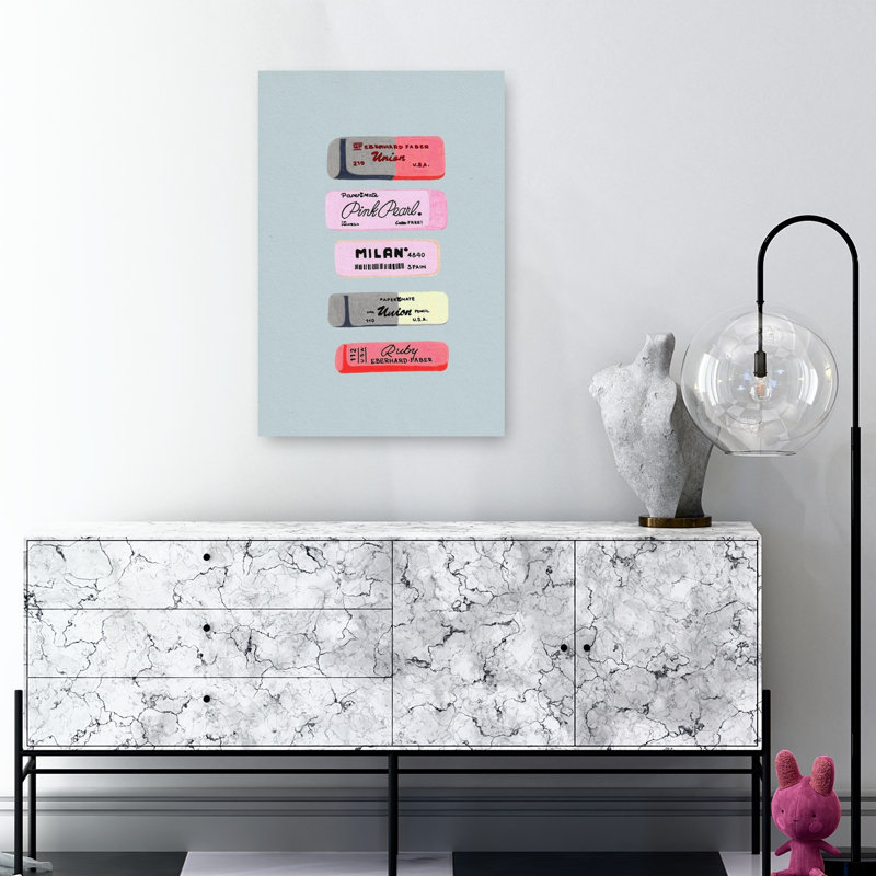 Reproduction d'art rétro rétro de la collection Eraser, 36" H x 24" W