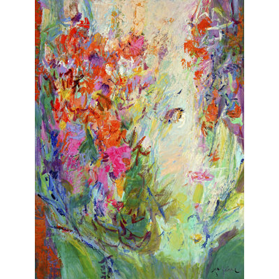Taskia Bold Flourish II by Dorothy Fagan - Wrapped Canvas Print
