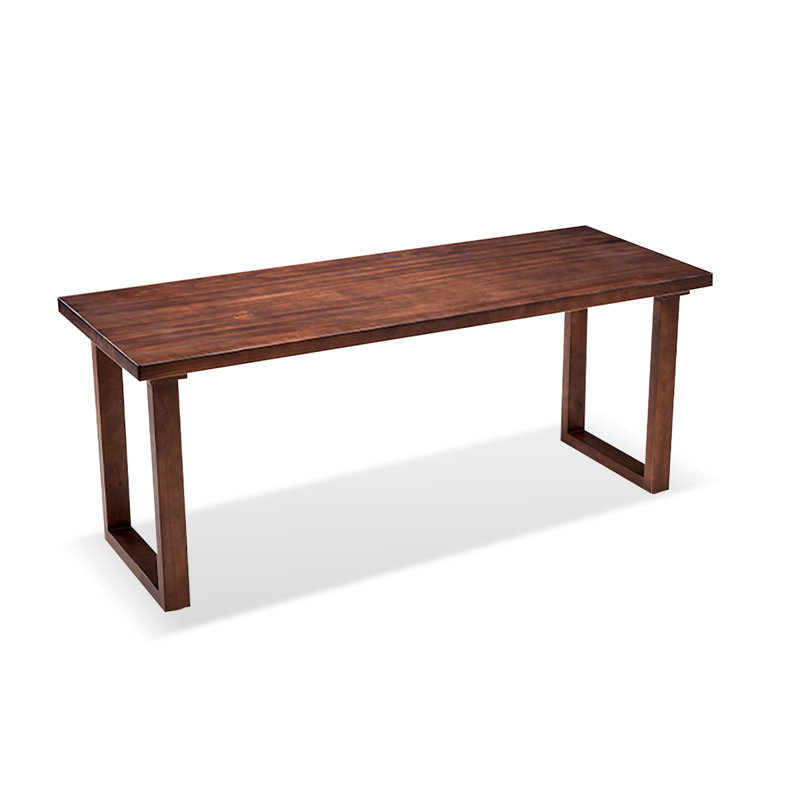 Bureaux rectangulaires en bois massif noyer, H 29,53 po x l 70,87 po x P 27,56 po
