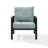 Mosier Powder Coated Steel Outdoor Lounge Chair with Cushions-611615625-666079293