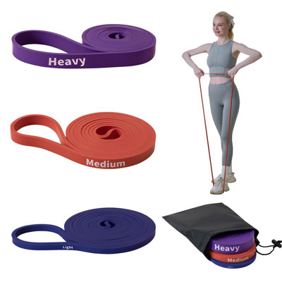 Pull Up Resistance Bands Set, Heavy Duty Latex Assisted Exercise Bands for Home Gym, Strength Training, Yoga & Fitness