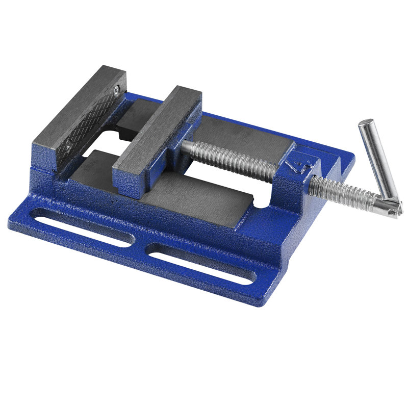 Drill Press Vise, 4 inch Heavy-duty Bench Vise, Low-profile Drill Press Vice