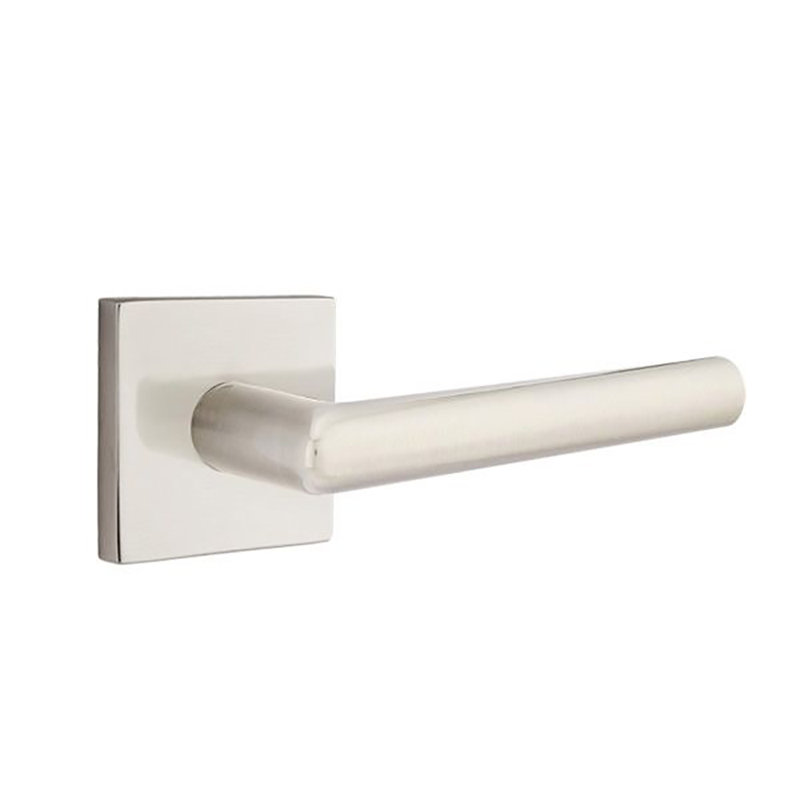 Stuttgart Double Dummy Door Lever, Right, Satin Nickel