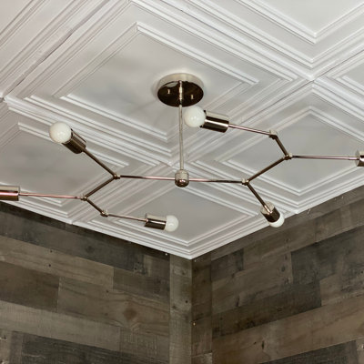 Verdie 6 - Light Dimmable Sputnik Modern Linear Chandelier